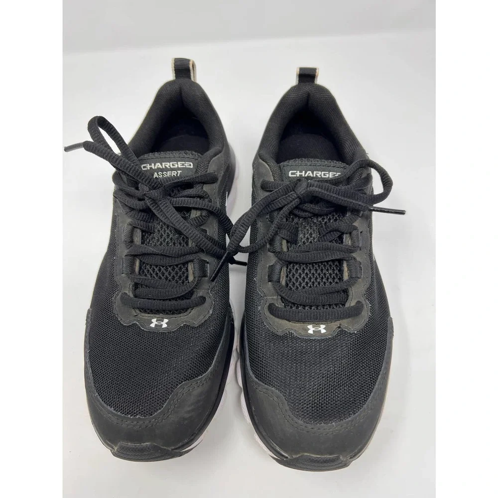 Under Armour Women's Charger Assert Black‎ White Size 7